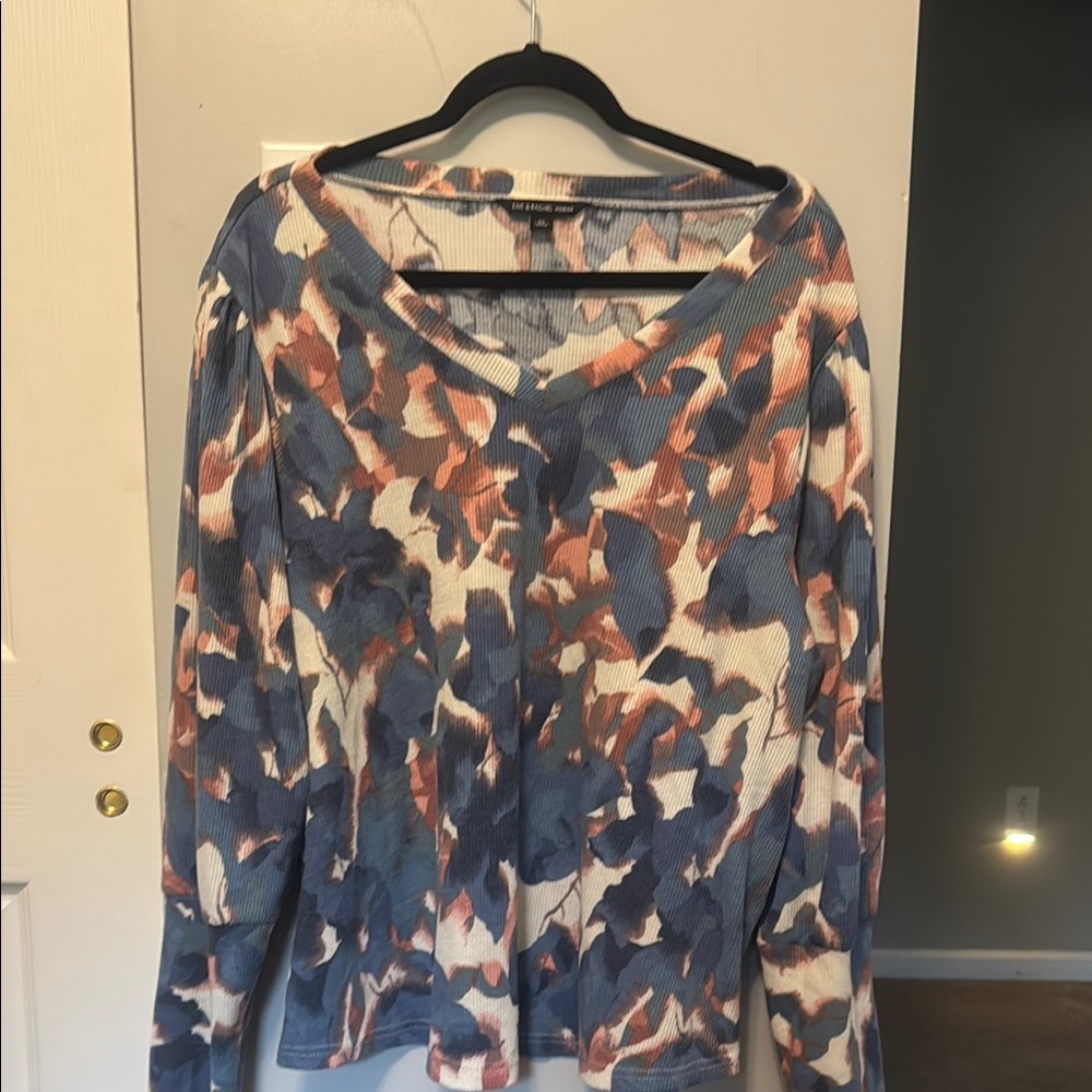 Zac & Rachel Multicolor Abstract Blouse